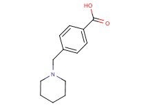 4-(piperidin-1-ylmethyl)benzoic acid 4-(piperidin-1-ylmethyl)benzoic acid