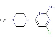 4-chloro-6-(4-methyl-1-piperazinyl)-2-pyrimidinamine
