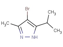 4-bromo-5-isopropyl-3-methyl-1H-pyrazole 4-bromo-5-isopropyl-3-methyl-1H-pyrazole