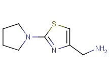 1-[2-(1-pyrrolidinyl)-1,3-thiazol-4-yl]methanamine