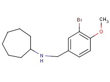 (3-bromo-4-methoxybenzyl)cycloheptylamine (3-bromo-4-methoxybenzyl)cycloheptylamine