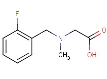N-(2-fluorobenzyl)-N-methylglycine N-(2-fluorobenzyl)-N-methylglycine