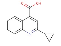 2-cyclopropylquinoline-4-carboxylic acid 2-cyclopropylquinoline-4-carboxylic acid