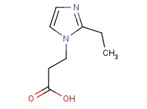 3-(2-ethyl-1H-imidazol-1-yl)propanoic acid 3-(2-ethyl-1H-imidazol-1-yl)propanoic acid