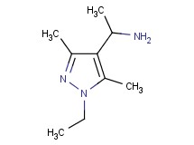 1-(1-ethyl-3,5-dimethyl-1H-pyrazol-4-yl)ethanamine 1-(1-ethyl-3,5-dimethyl-1H-pyrazol-4-yl)ethanamine