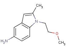 1-(2-methoxyethyl)-2-methyl-1H-indol-5-amine 1-(2-methoxyethyl)-2-methyl-1H-indol-5-amine