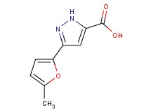 3-(5-methyl-2-furyl)-1H-pyrazole-5-carboxylic acid 3-(5-methyl-2-furyl)-1H-pyrazole-5-carboxylic acid