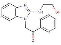 2-{2-[(2-hydroxyethyl)amino]-1H-benzimidazol-1-yl}-1-phenylethanone