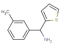 1-(3-methylphenyl)-1-(2-thienyl)methanamine 1-(3-methylphenyl)-1-(2-thienyl)methanamine
