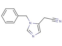 (1-benzyl-1H-imidazol-5-yl)acetonitrile (1-benzyl-1H-imidazol-5-yl)acetonitrile
