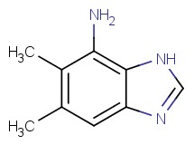5,6-dimethyl-1H-benzimidazol-7-amine 5,6-dimethyl-1H-benzimidazol-7-amine