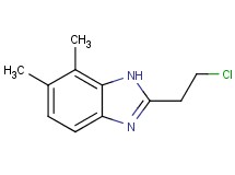 2-(2-chloroethyl)-6,7-dimethyl-1H-benzimidazole 2-(2-chloroethyl)-6,7-dimethyl-1H-benzimidazole