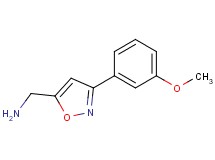 1-[3-(3-methoxyphenyl)-5-isoxazolyl]methanamine