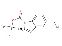 tert-butyl 5-(aminomethyl)-1H-indole-1-carboxylate tert-butyl 5-(aminomethyl)-1H-indole-1-carboxylate