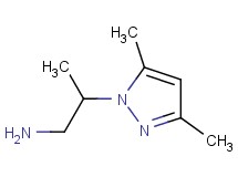 2-(3,5-dimethyl-1H-pyrazol-1-yl)-1-propanamine 2-(3,5-dimethyl-1H-pyrazol-1-yl)-1-propanamine