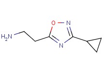 2-(3-cyclopropyl-1,2,4-oxadiazol-5-yl)ethanamine 2-(3-cyclopropyl-1,2,4-oxadiazol-5-yl)ethanamine