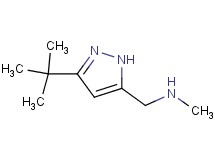 1-(3-tert-butyl-1H-pyrazol-5-yl)-N-methylmethanamine 1-(3-tert-butyl-1H-pyrazol-5-yl)-N-methylmethanamine