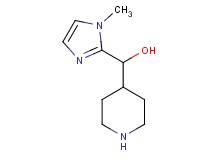(1-methyl-1H-imidazol-2-yl)(piperidin-4-yl)methanol (1-methyl-1H-imidazol-2-yl)(piperidin-4-yl)methanol