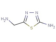 5-(aminomethyl)-1,3,4-thiadiazol-2-amine 5-(aminomethyl)-1,3,4-thiadiazol-2-amine