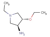 trans-4-ethoxy-1-ethyl-3-pyrrolidinamine trans-4-ethoxy-1-ethyl-3-pyrrolidinamine