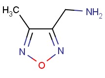 1-(4-methyl-1,2,5-oxadiazol-3-yl)methanamine 1-(4-methyl-1,2,5-oxadiazol-3-yl)methanamine