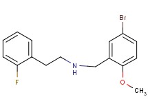 (5-bromo-2-methoxybenzyl)[2-(2-fluorophenyl)ethyl]amine