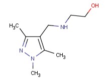 2-{[(1,3,5-trimethyl-1H-pyrazol-4-yl)methyl]amino}ethanol