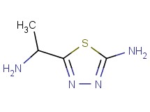 5-(1-aminoethyl)-1,3,4-thiadiazol-2-amine 5-(1-aminoethyl)-1,3,4-thiadiazol-2-amine