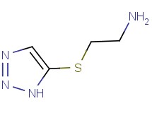 2-(1H-1,2,3-triazol-5-ylthio)ethanamine 2-(1H-1,2,3-triazol-5-ylthio)ethanamine