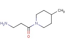 3-(4-methyl-1-piperidinyl)-3-oxo-1-propanamine 3-(4-methyl-1-piperidinyl)-3-oxo-1-propanamine