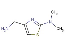 4-(aminomethyl)-N,N-dimethyl-1,3-thiazol-2-amine 4-(aminomethyl)-N,N-dimethyl-1,3-thiazol-2-amine