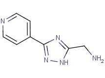 1-(3-pyridin-4-yl-1H-1,2,4-triazol-5-yl)methanamine 1-(3-pyridin-4-yl-1H-1,2,4-triazol-5-yl)methanamine