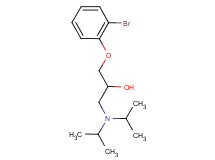 1-(2-bromophenoxy)-3-(diisopropylamino)propan-2-ol 1-(2-bromophenoxy)-3-(diisopropylamino)propan-2-ol
