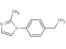 1-[4-(2-methyl-1H-imidazol-1-yl)phenyl]methanamine