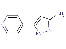 5-(4-pyridinyl)-1H-pyrazol-3-amine 5-(4-pyridinyl)-1H-pyrazol-3-amine