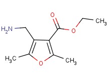 ethyl 4-(aminomethyl)-2,5-dimethyl-3-furoate ethyl 4-(aminomethyl)-2,5-dimethyl-3-furoate