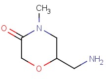6-(aminomethyl)-4-methyl-3-morpholinone 6-(aminomethyl)-4-methyl-3-morpholinone