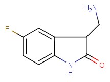 3-(aminomethyl)-5-fluoro-1,3-dihydro-2H-indol-2-one 3-(aminomethyl)-5-fluoro-1,3-dihydro-2H-indol-2-one