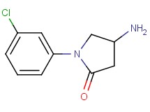 4-amino-1-(3-chlorophenyl)-2-pyrrolidinone 4-amino-1-(3-chlorophenyl)-2-pyrrolidinone