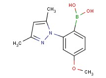[2-(3,5-dimethyl-1H-pyrazol-1-yl)-4-methoxyphenyl]boronic acid