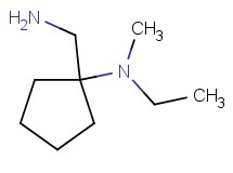 1-(aminomethyl)-N-ethyl-N-methylcyclopentanamine 1-(aminomethyl)-N-ethyl-N-methylcyclopentanamine