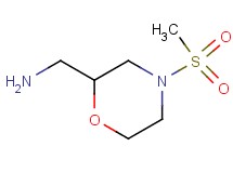 1-[4-(methylsulfonyl)-2-morpholinyl]methanamine