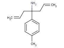 4-(4-methylphenyl)hepta-1,6-dien-4-amine 4-(4-methylphenyl)hepta-1,6-dien-4-amine