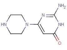 2-amino-6-(1-piperazinyl)-4(3H)-pyrimidinone 2-amino-6-(1-piperazinyl)-4(3H)-pyrimidinone