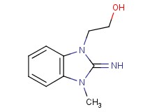2-(2-imino-3-methyl-2,3-dihydro-1H-benzimidazol-1-yl)ethanol 2-(2-imino-3-methyl-2,3-dihydro-1H-benzimidazol-1-yl)ethanol