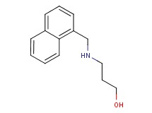 3-[(1-naphthylmethyl)amino]propan-1-ol