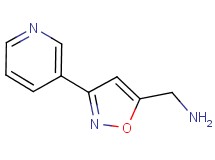 1-(3-pyridin-3-ylisoxazol-5-yl)methanamine 1-(3-pyridin-3-ylisoxazol-5-yl)methanamine