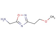 1-[3-(2-methoxyethyl)-1,2,4-oxadiazol-5-yl]methanamine