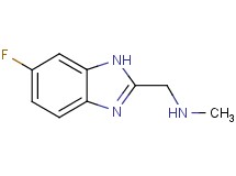 1-(6-fluoro-1H-benzimidazol-2-yl)-N-methylmethanamine 1-(6-fluoro-1H-benzimidazol-2-yl)-N-methylmethanamine