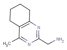 1-(4-methyl-5,6,7,8-tetrahydroquinazolin-2-yl)methanamine 1-(4-methyl-5,6,7,8-tetrahydroquinazolin-2-yl)methanamine